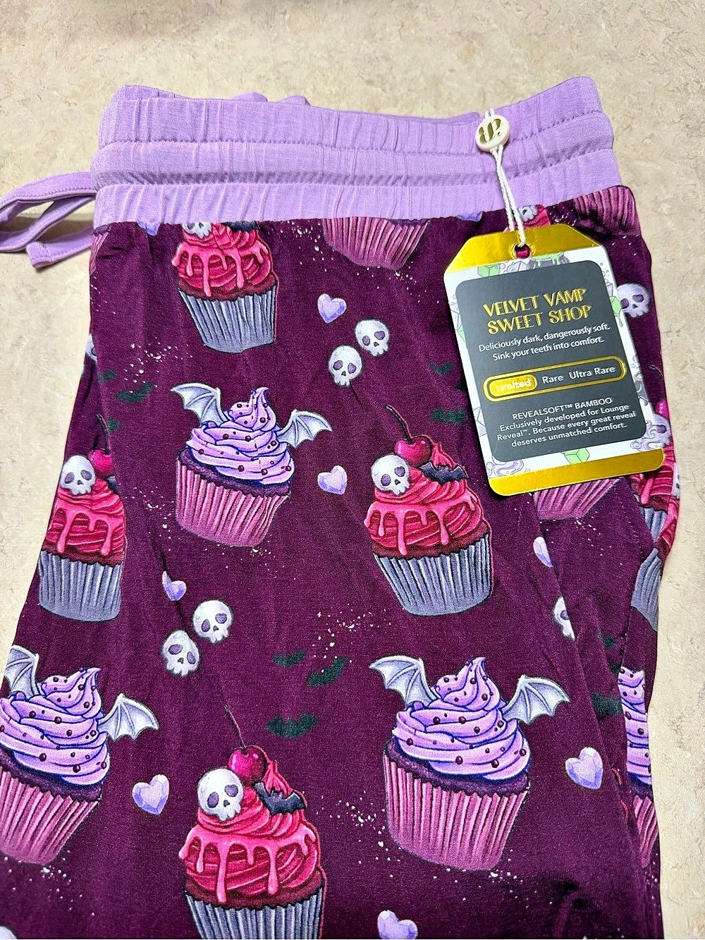 Bomb Party Velvet Vamp Sweet Shop Halloween Loungewear Size Large